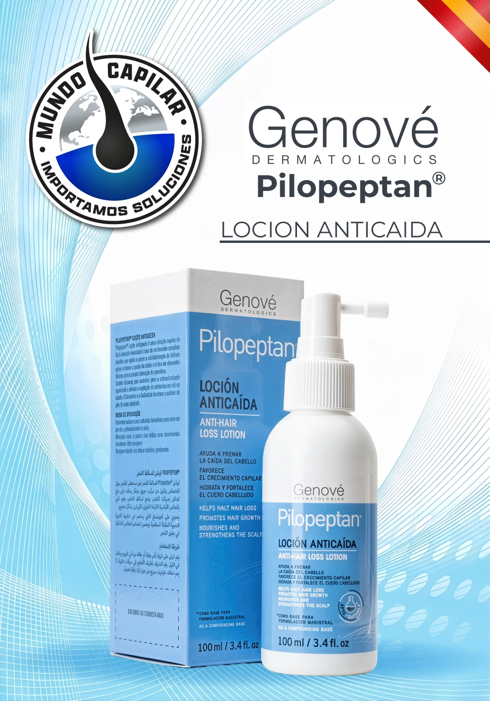 Pilopeptan® Loción Anticaída – 100 ml