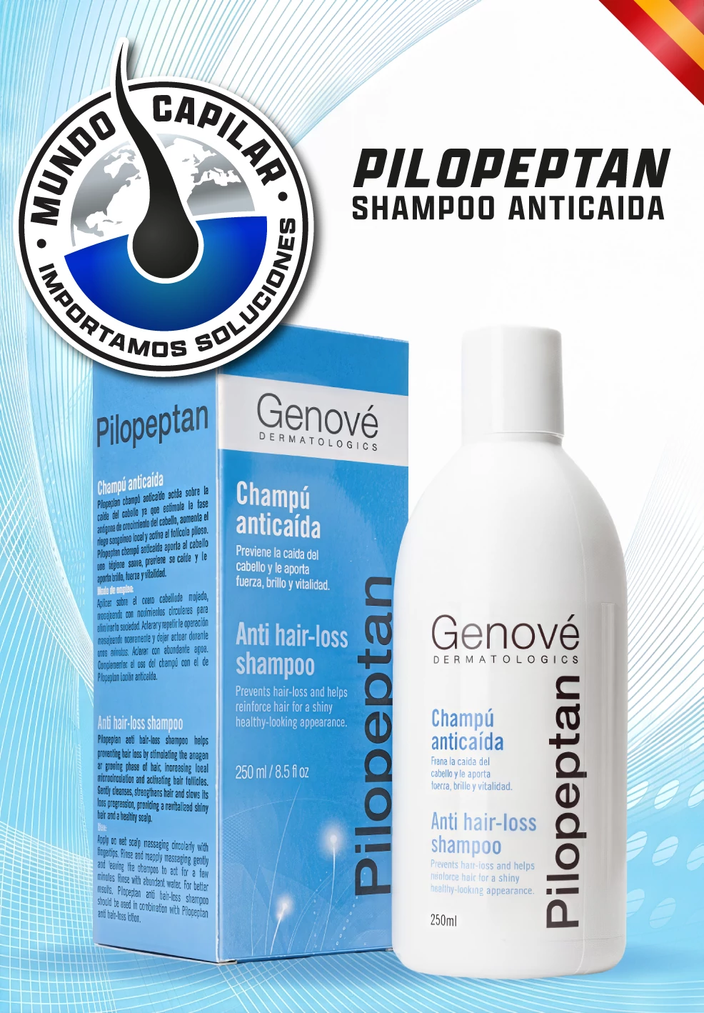 Pilopeptan® Champú Anticaída – 250 ml