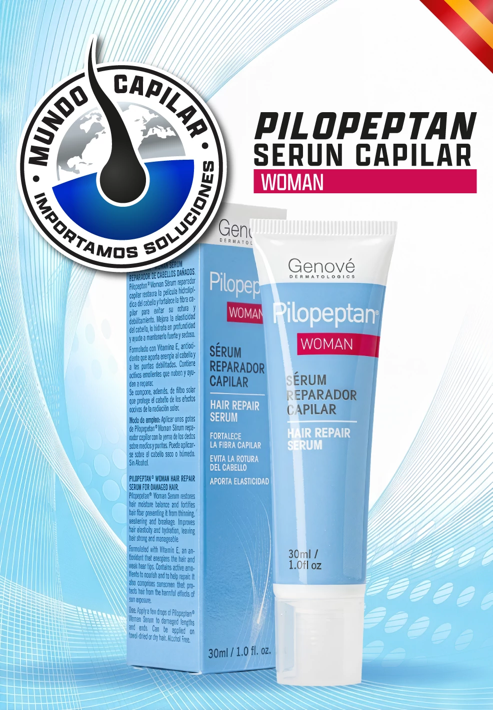 Pilopeptan® Woman Sérum Capilar Reparador – 30 ml