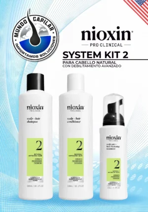 System Kit 2 – Para cabello natural con debilitamiento avanzado