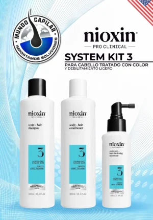 System Kit 3 – Engrosamiento del Cabello - Debilitamiento Ligero